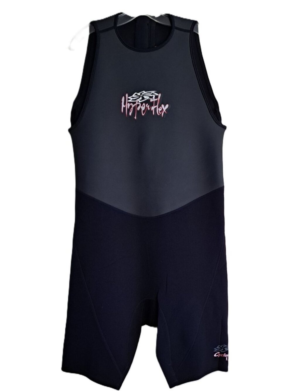 Hyperflex Cyclone 2 Mens 1.5mm Short John Black Size 3XL Wetsuit Water Sport EUC